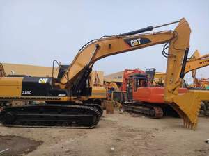 รถขุดมือสองคุณภาพสูง Caterpillar 325C/325D/325B/325CL น้ำหนักใช้งาน 15 ตัน ชิ้นส่วนหลัก ปั๊ม PLC มอเตอร์ - Product Image 2