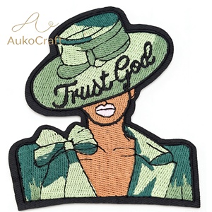 Patch Ricamate 'Pray Gril God Dont Play About <span class=keywords><strong>Me</strong></span>' Bestseller, Accessori Termoadesivi <span class=keywords><strong>per</strong></span> Abbigliamento/Giacche/Pantaloni/Scarpe - Product Image 3