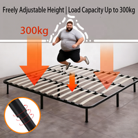 Pieds de meubles en acier laminé à froid en forme de T, robustes et réglables en hauteur, pour lit, table à manger, cuisine, salon – Faciles à utiliser