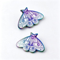 Badge en émail dur et doux, forme irrégulière, plaqué arc-en-ciel, personnalisé OEM, souvenir, broche décorative, en fer estampé moderne