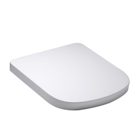 Couvercle de toilette de luxe Sunten SU038, style enveloppant carré, fermeture lente, résistant à l'usure