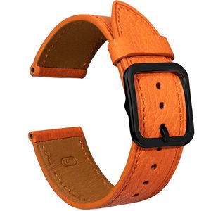 Correa de Reloj de Repuesto de Estilo Minimalista <span class=keywords><strong>para</strong></span> Hombre y <span class=keywords><strong>Mujer</strong></span>, Correa de Cuero Genuino Compatible con <span class=keywords><strong>Relojes</strong></span> Inteligentes Tradicionales - Product Image 5