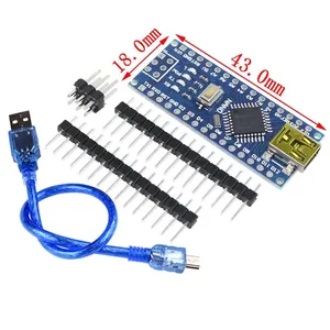 Mini/tipe-c/mikro USB Nano 3.0 dengan Bootloader kompatibel Nano Controller untuk Arduino CH340 USB Driver 16Mhz ATMEGA328P