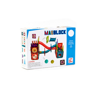 Multi couleurs 160pcs magnétique marble run race track toy set for rolling ball toy of racing game