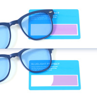 Montures optiques unisexes, lunettes anti-lumière bleue, haute transmission de la lumière, hommes femmes, 5 en 1, lunettes anti-lumière bleue à clip magnétique