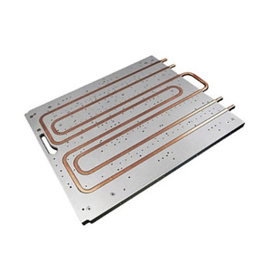 Plaque de refroidissement à eau sur mesure en alliage d'aluminium, tube en U, radiateur industriel pour véhicules à énergie nouvelle - Product Image 1