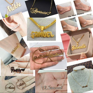 <span class=keywords><strong>Orecchini</strong></span> a Cerchio Grandi Personalizzati in <span class=keywords><strong>Acciaio</strong></span> Inossidabile con Nome per Donne e Ragazze - Product Image 5