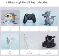 Imprimante 3D industrielle multicolore à nivellement automatique, haute vitesse d'impression 500 mm/s, imprimante 3D FDM automatique