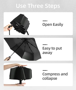 Produsen Payung lipat <span class=keywords><strong>3</strong></span> promosi kualitas tinggi, Payung hujan kustom grosir dengan cetakan Logo Payung murah - Product Image 3