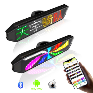 Luz led electrónica para bicicleta, pantalla inteligente programable por aplicación, para motor - Product Image 3