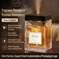 Diffuseur d'arômes intelligent de luxe à commande vocale automatique, diffuseurs d'arômes professionnels, distributeur d'huiles essentielles