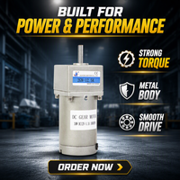 Moteur à engrenages CC JIUHONG Modèle 5DC120 12GU-18 200W, efficacité IE2, verrouillage automatique en option, positionnement précis pour appareils électroménagers