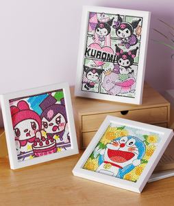 Pegatina de diamantes, juego de pintura de diamantes, marco hecho a mano, conjunto de materiales DIY, kits de pintura de diamantes para estudiantes y niños - Product Image 2