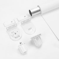 Kit de pièces de rechange modernes pour stores à enroulement robustes, pour tube de 38 mm, avec embrayage, support métallique et embout.