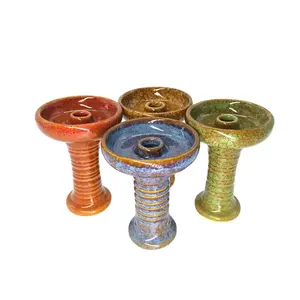 Factory direct modern ceramic wholesale hookah tobacco bowl for shisha hookahs accessories hookah