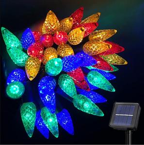 <span class=keywords><strong>Luces</strong></span> Solares <span class=keywords><strong>de</strong></span> Navidad C6 <span class=keywords><strong>de</strong></span> 17 pies con 50 LED, <span class=keywords><strong>Luces</strong></span> <span class=keywords><strong>de</strong></span> Cadena con Forma <span class=keywords><strong>de</strong></span> Fresa, 8 Modos <span class=keywords><strong>de</strong></span> Iluminación, Impermeables, Decorativas <span class=keywords><strong>para</strong></span> Jardín Exterior - Product Image 1