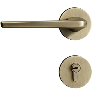 Nouvelle conception moderne de poignée de porte en zinc pour porte en bois, utilisation en chambre à coucher, vente en gros - Product Image 1