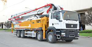 Pompe à béton montée sur camion Sinotruk HB62V de 62 m, vente autorisée par l'usine - Product Image 3