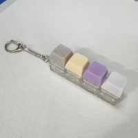 Llavero con Clicker Antiestrés, Interruptores Electrónicos Luminosos, Botón de Plástico, Regalos Promocionales de Bienvenida para Empresas