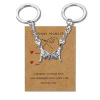 Porte-clés créatif en métal pour couple, tendance et personnalisé, idéal pour la Saint-Valentin, pour hommes et femmes