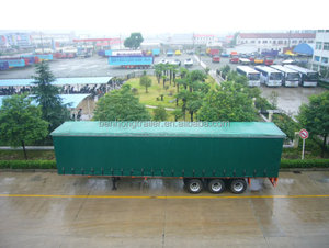 Nga chứng nhận ottc có thể được cung cấp 3 trục 40ft Rèm bên Trailer/van loại hộp loại Trailer bán để bán - Product Image 3