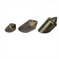Dents de carbure de tungstène forgées JUXIN X55 à haute résistance à l'usure, à souder, modèles BR1 BR2 BR3 BR4, pour outils de forage de puits et d'exploitation minière du charbon