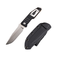 Couteau à lame fixe en acier D2, manche en G10, pour le camping en plein air, la survie, la chasse, tactique, EDC, portable, OEM personnalisable