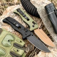Couteau pliant de poche mini 273, lame D2 haute dureté, manche G10, couteau d'extérieur tranchant, outil EDC pour le camping, couteau portable d'autodéfense