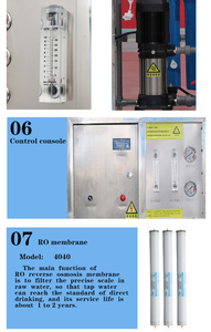 純粋な飲料水プラント向けのRO浄水システムを備えた商業用サシェ水包装機 - Product Image 5