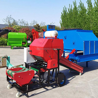 Machine automatique de pressage et d'emballage de silage de maïs, ensacheuse de balles rondes pour fourrage, maïs, foin, ensacheuse de paille et de herbe