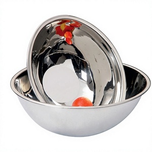 Bol à fruits décoratif Bol à mélanger ovale en gros en acier inoxydable Espace de luxe Table à manger Pièce centrale - Product Image 1