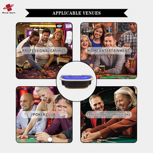 Gran oferta, mesa de Baccarat de lujo, diseños de fieltro, Casino profesional, Hotel, salas de póquer, noches de póquer <span class=keywords><strong>VIP</strong></span>, mesas de Mahjong de juego - Product Image 5