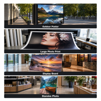 Rollo de Papel Fotográfico Brillante, Resistente al Agua, con Tinta Eco Solvente, para Impresión Digital en Exteriores, Venta al Por Mayor para Señalización y Publicidad