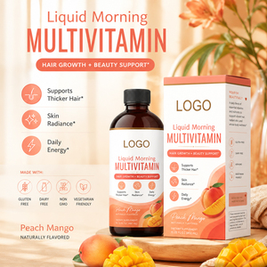 Meilleures multivitamines végétaliennes OEM, naturelles, sans sucre, complexe de vitamines et de minéraux, Nutricost Multivitamines liquides pour femmes - Product Image 5