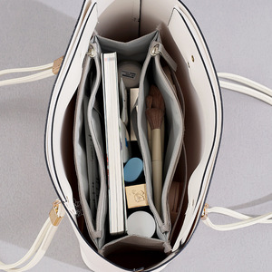 Travel Cosmetic <b>Bag</b> Medium Size With <b>Clear</b> Pockets For <b>Toiletries</b> Storage Trip Use - Product Image 3