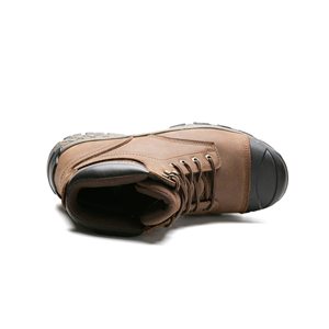 <span class=keywords><strong>Stivali</strong></span> da Lavoro in Pelle con Punta in Acciaio per Uomo, Leggeri, Traspiranti, con Lacci, Ideali per Camminare, Vendita Diretta dalla Fabbrica - Product Image 2