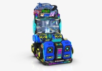 Simulateur de course automobile Speed Way à monnayeur, jeu vidéo d'arcade de conduite, machine de divertissement, en anglais, 110/220V, en plastique