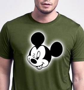 T-shirt en coton tricoté à manches courtes et col rond pour homme, imprimé tendance, grande taille, pour l'été, fabriqué au Pakistan - Product Image 1