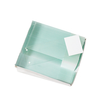 Microscope Slides 50pcs 7109 of Pre-Cleaned White Color Frosted Slide,Dim.76mmx26mm Super Grade Clear Blank Ground Edges