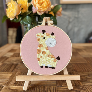 Kit de broderie au poinçon DIY pour débutants, adultes et enfants, ensemble d'artisanat de broderie facile avec outils - Product Image 6