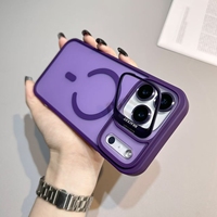 iPhone 15 16 Pro MAX için Lüks Lens Koruyucu Kılıf, Darbeye Dayanıklı Zırh Mobil Arka Kapak, iPhone 17 Pro Max Manyetik PC Kılıf