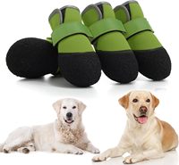 Bottes d'automne de luxe rétro pour chien, antidérapantes, en velours épaissi, respirantes, chaudes, solides, pour Noël et Halloween, vente en gros