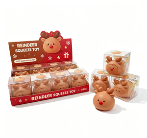 Jouet anti-stress souple à remontée lente pour Noël, idéal pour les articles promotionnels et les événements festifs - Product Image 1