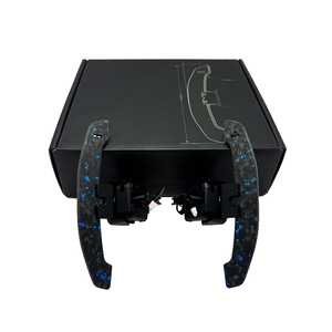 Accessoires intérieurs de voiture classiques, palettes de changement de vitesse en fibre de carbone, palettes de changement de vitesse magnétiques pour <span class=keywords><strong>AUDI</strong></span> a <span class=keywords><strong>Q</strong></span> S <span class=keywords><strong>RS</strong></span> Series - Product Image 4