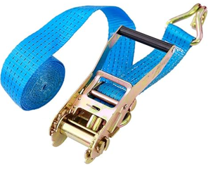 Cinghia di Fissaggio a Cricchetto con Gancio Doppio a J da 50mm, Capacità 2500kg, per Ancoraggio Carico - Product Image 3