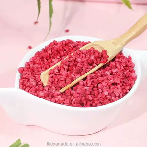 Cubes de framboise 2-6 mm, petits morceaux, fruits lyophilisés, pour thé, garnitures, pâtisserie, mélange personnalisé, sachets de thé, sachets, acceptation des commandes - Product Image 5