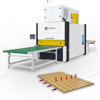 Machine de presse à panneaux collés à bord Machine de fabrication de panneaux de bois à jonction rapide