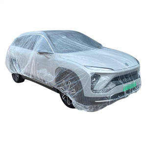 Pellicola Plastica PE Trasparente Rinforzata per Auto, Copertura Monouso per Veicoli - Product Image 3