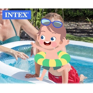 Intex 57482 <span class=keywords><strong>piscine</strong></span> elliptique gonflable <span class=keywords><strong>My</strong></span> Sea Friends pour enfants - Product Image 2