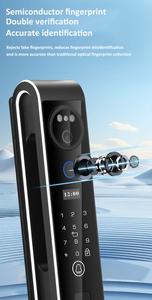 High-quality 3D Face ID Tuya Wifi APP Fingerprint Palm Card <strong>Code</strong> Video <strong>Intercom</strong> Fully Automatic S666 Digital Lock for Home - Product Image 2